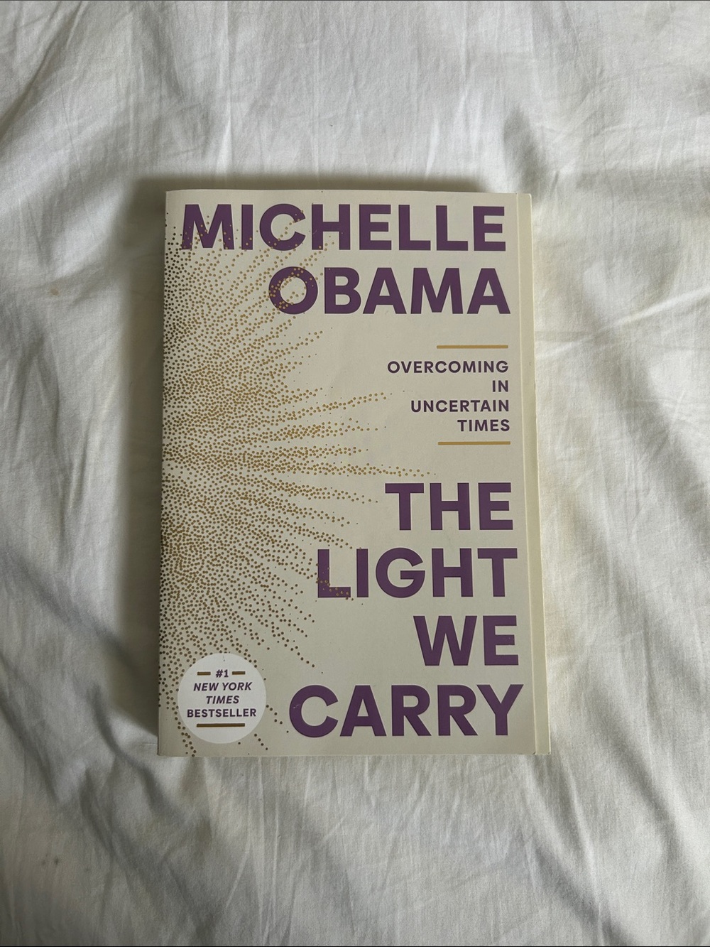 3/25$ The light we carry book by Michelle Obama